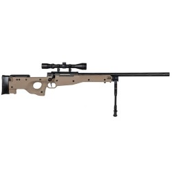 Fusil Sniper Specna Arms SA-S11 EDGE L96 Tan con Visor y Bípode | Alta Precisión 560 FPS