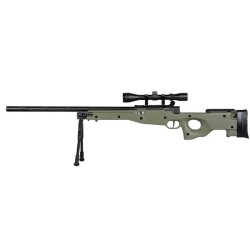 Fusil Sniper Specna Arms SA-S11 EDGE L96 Verde con Visor y Bípode | Alta Precisión 560 FPS
