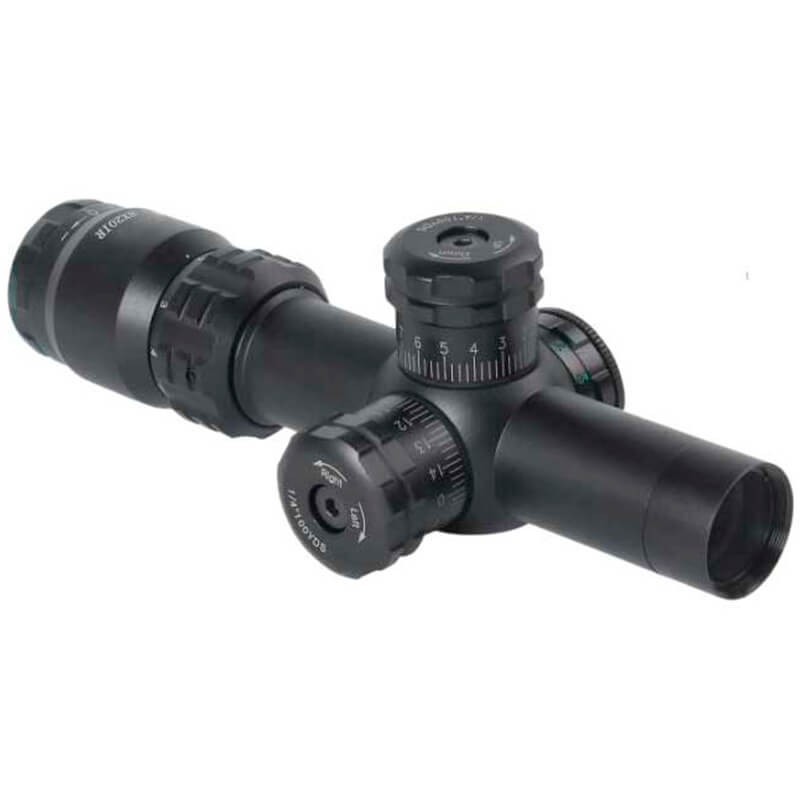 DragonPro 2–8×20 Visor Retroiluminado – Rojo y Verde | Airsoft