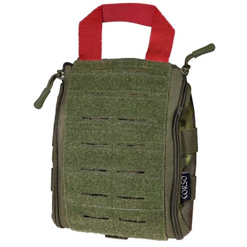 Pouch Corso Dagger IFAK – Camuflaje Boscoso Pixelado, MOLLE
