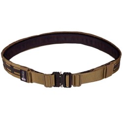 Ceñidor Corso Hook MOLLE MK3 Coyote - Cinturón táctico doble con hebilla Cobra