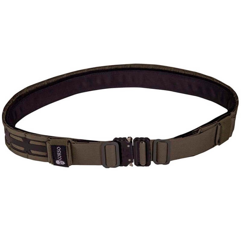 Ceñidor Corso Hook MOLLE MK3 Ranger Green - Cinturón táctico doble con hebilla Cobra Ceñidor Corso Hook MOLLE MK3 Ranger Green - Cinturón táctico doble con hebilla Cobra