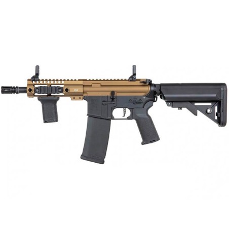 Fusil Specna Arms PRIME SA‑P21 Aster II Brushless Negro/Bronce – Réplica Airsoft Compacta