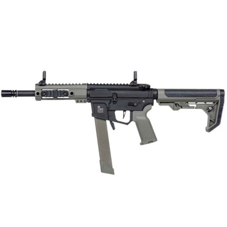 Fusil Specna Arms SA‑FX01 FLEX™ HAL ETU ASG Negro/Verde – Réplica Airsoft Fiable
