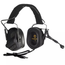 Earmor M32 PLUS MOD4 Negro – Auriculares Tácticos con Reducción Activa
