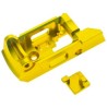 COWCOW AAP01 Aluminum Enhanced Trigger Housing Gold | Upgrade Airsoft