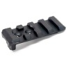 Rail Corto Negro para AAP01/AAP01C – Montaje Compacto Rail Corto Negro para AAP01/AAP01C – Montaje Compacto