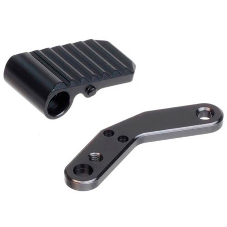 Thumb Stopper negro CNC para AAP-01 – Control refinado y estilo