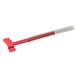 COWCOW AAP01 Aluminium Guide Rod Set Red | Varilla guía aluminio CNC roja