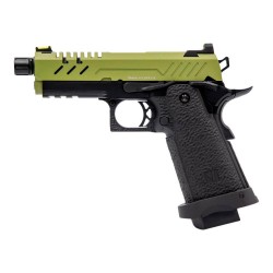 Vorsk Hi-Capa 3.8 Pro Negra y Verde – Pistola Airsoft GBB
