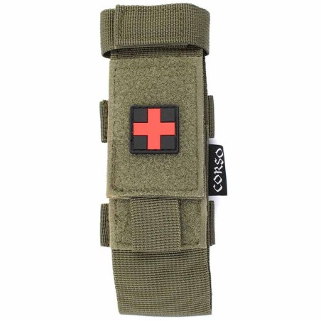 Funda Torniquete/Tijera Corso MOLLE Verde – Accesorio Táctico Airsoft