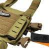 CONQUER Core Chest Rig TAN – Chaleco táctico ligero para airsoft.