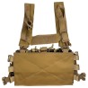 Micro Chest Rig Conquer Coyote Brown – Rig compacto y modular