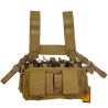 Micro Chest Rig Conquer Coyote Brown – Rig compacto y modular