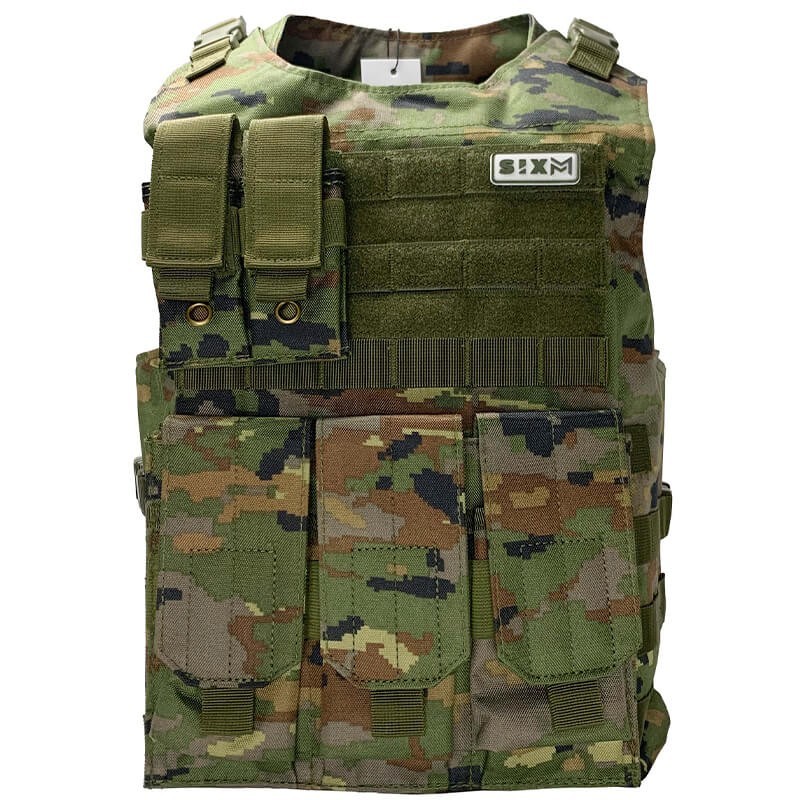 Chaleco SIXMM FSBE Spanish Woodland | Chaleco táctico modular para Airsoft. Chaleco SIXMM FSBE Spanish Woodland | Chaleco táctico modular para Airsoft.