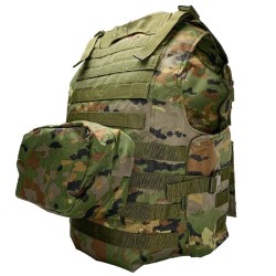 Chaleco SIXMM FSBE Spanish Woodland | Chaleco táctico modular para Airsoft.