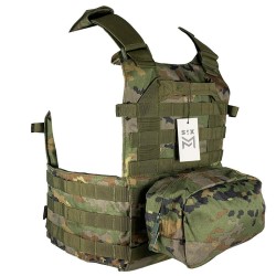 Chaleco táctico SIXMM 6094S Spanish Woodland – Portacargadores M4 y Pistola