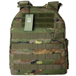 Chaleco táctico SIXMM 036M Spanish Woodland – Triple Porta cargador Rifle/Pistola.