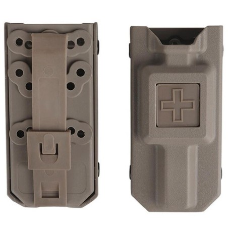 Funda rígida para torniquete BL08 TAN – Accesorio táctico Airsoft.