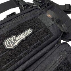 Conquer Titan Chest Rig BK – Chaleco táctico modular para Airsoft.
