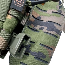 Conquer Titan Chest Rig Spanish Woodland – Chaleco táctico modular para Airsoft.