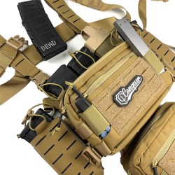 Conquer Titan Chest Rig Coyote Brown – Chaleco táctico modular Airsoft