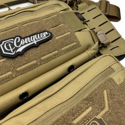 Conquer Titan Chest Rig Tan – Chaleco táctico modular Airsoft
