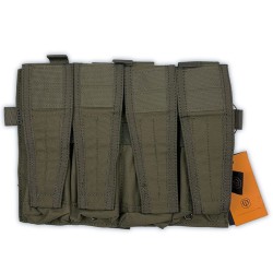 Conquer CVS Quad SMG Mag Pouch Ranger Green – Portacargadores cuádruple SMG