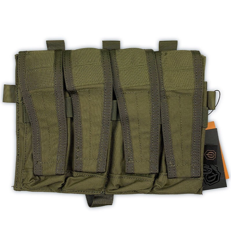 Conquer CVS Quad SMG Mag Pouch OD – Portacargadores cuádruple SMG Conquer CVS Quad SMG Mag Pouch OD – Portacargadores cuádruple SMG