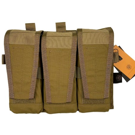 Conquer CVS Triple Rifle Mag Pouch Coyote Brown – Portacargadores triple rifle