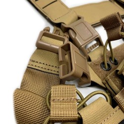 Conquer CVS Triple Rifle Mag Pouch Coyote Brown – Portacargadores triple rifle
