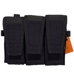 Conquer CVS Triple Rifle Mag Pouch BK – Portacargadores Triple MOLLE