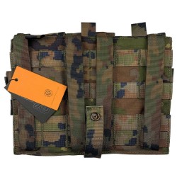 Conquer CVS Triple Rifle Mag Pouch – Portacargadores Spanish Woodland.