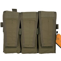Conquer CVS Triple Rifle Mag Pouch – Portacargadores Ranger Green.