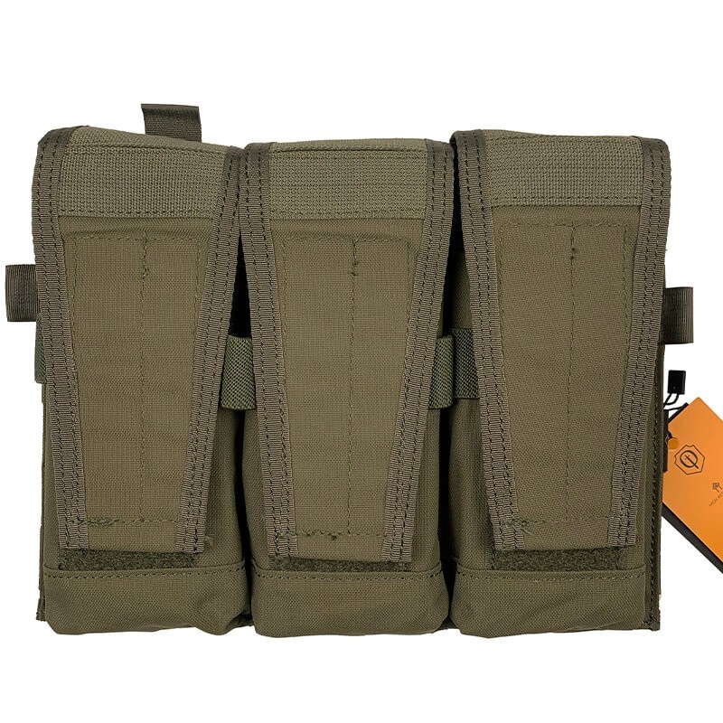 Conquer CVS Triple Rifle Mag Pouch – Portacargadores Ranger Green. Conquer CVS Triple Rifle Mag Pouch – Portacargadores Ranger Green.