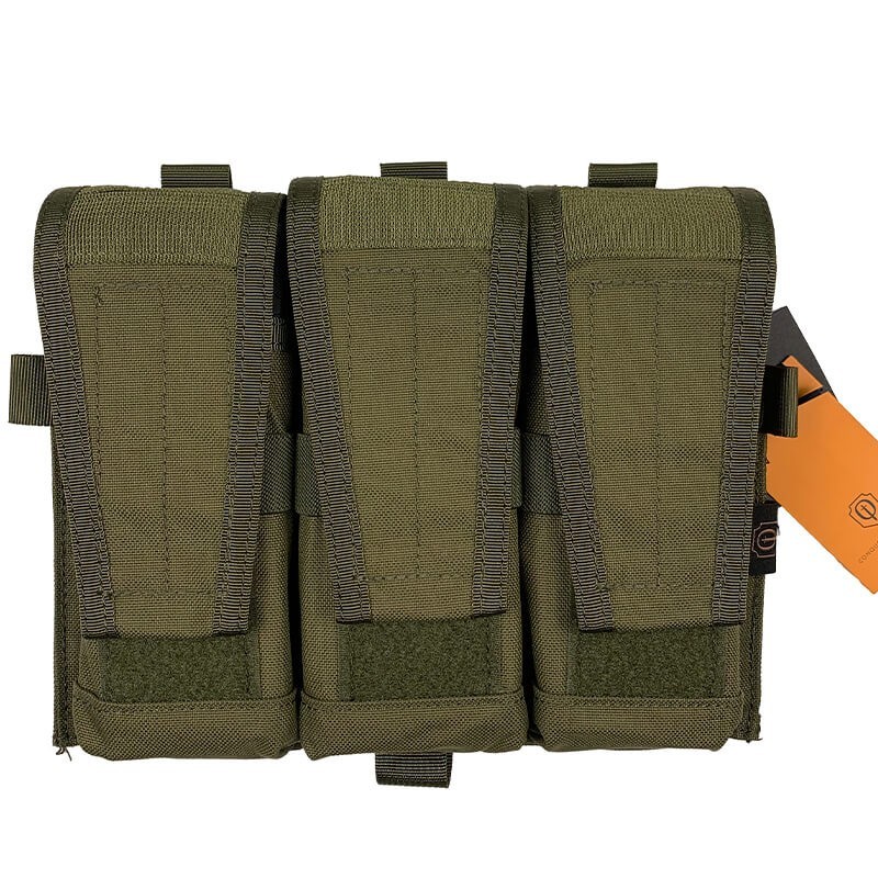Conquer CVS Triple Rifle Mag Pouch – Portacargadores OD. Conquer CVS Triple Rifle Mag Pouch – Portacargadores OD.