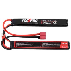 Batería VLC PRO LiPo 7.4V 1450mAh 25C/50C T-Dean – Alta eficiencia y formato 2Stick