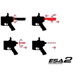 Specna Arms SA-P19 Prime Daniel Defense MK18 Chaos Bronze — AEG brushless con HAL ETU.