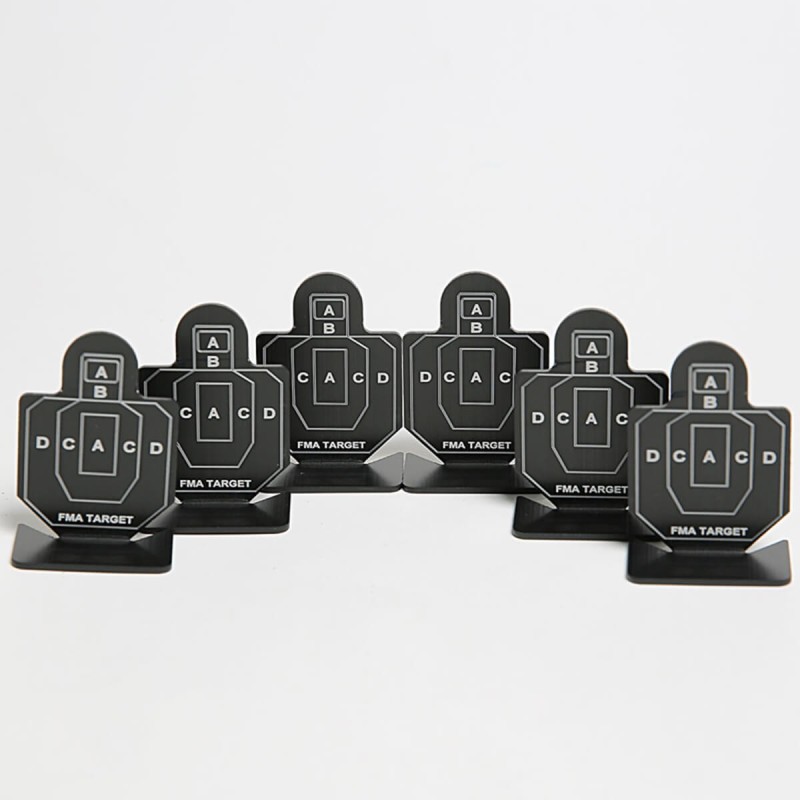 FMA Airsoft Metal Target Set Type B TB1003 | Set de 6 Dianas Metálicas para Airsoft y Entrenamiento