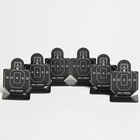 FMA Airsoft Metal Target Set Type B TB1003 | Set de 6 Dianas Metálicas para Airsoft y Entrenamiento