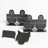 FMA Airsoft Metal Target Set Type B TB1003 | Set de 6 Dianas Metálicas para Airsoft y Entrenamiento