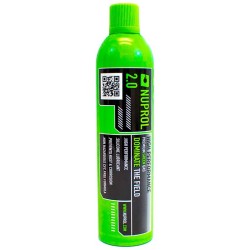 Nuprol 2.0 Premium Green Gas 600ml – Gas Airsoft de alto rendimiento 10 bares
