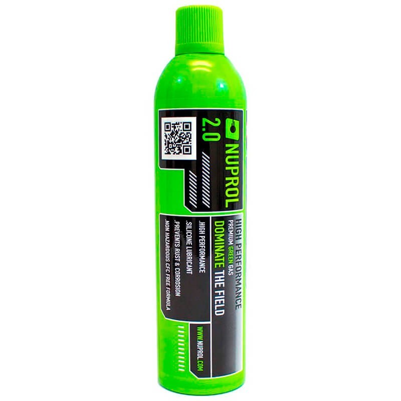 Nuprol 2.0 Premium Green Gas 600ml – Gas Airsoft de alto rendimiento 10 bares Nuprol 2.0 Premium Green Gas 600ml – Gas Airsoft de alto rendimiento 10 bares