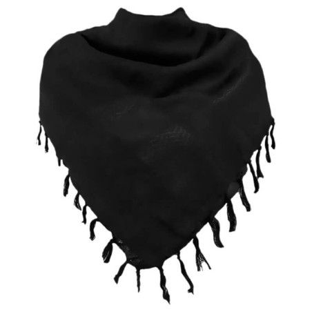 Pañuelo Palestino Shemagh Táctico Militar DragonPro 106x106 cm Arena/Negro – 100% Algodón.