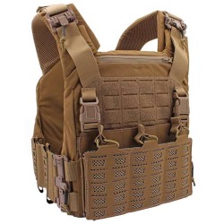 Chaleco Corso Drake MK5 Coyote – Chaleco táctico Cordura 1000D con Molle.
