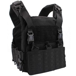 Chaleco Corso Drake MK5 Negro – Chaleco táctico Cordura 1000D con sistema Molle.