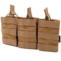 Pouch Corso Cargador G36 Triple Dagger MOLLE Coyote | Porta-cargadores 3x G36.