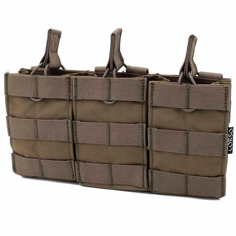 Pouch Corso Cargador G36 Triple Dagger MOLLE Ranger Green | Porta-cargadores 3x G36.