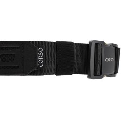 Ceñidor Corso Hook Laser MK4 Negro – Cinturón táctico MOLLE de alta resistencia.