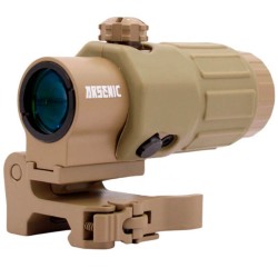 Magnificador Arsenic Argon ASG33 TAN 3x airsoft.